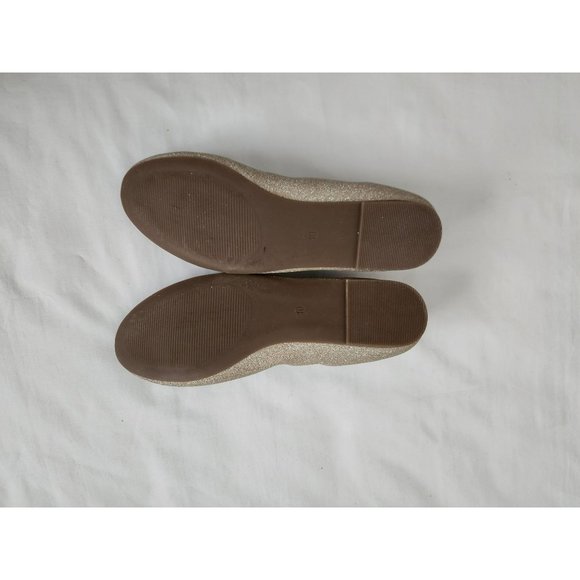 Xappeal Women's Gold TINE Classic Round Toe Bow Ballet Flat Shoes Size 10M - Picture 15 of 16